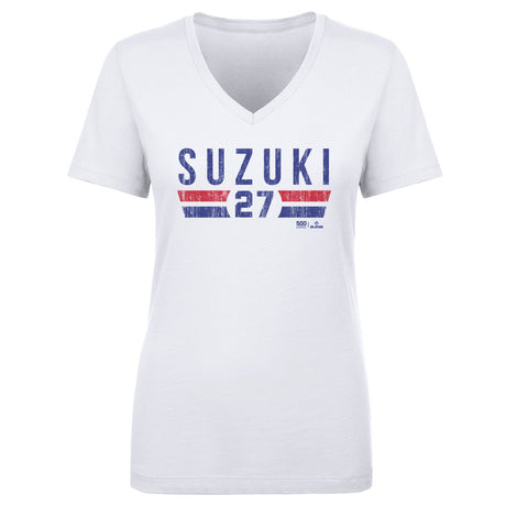 Seiya Suzuki Women's V-Neck T-Shirt | 500 LEVEL