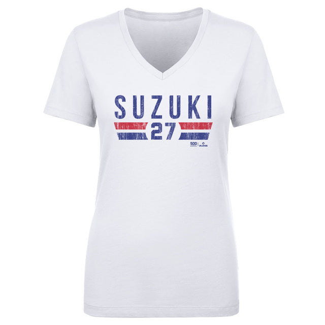 Seiya Suzuki Women's V-Neck T-Shirt | 500 LEVEL