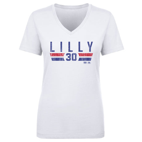 Ted Lilly Women's V-Neck T-Shirt | 500 LEVEL