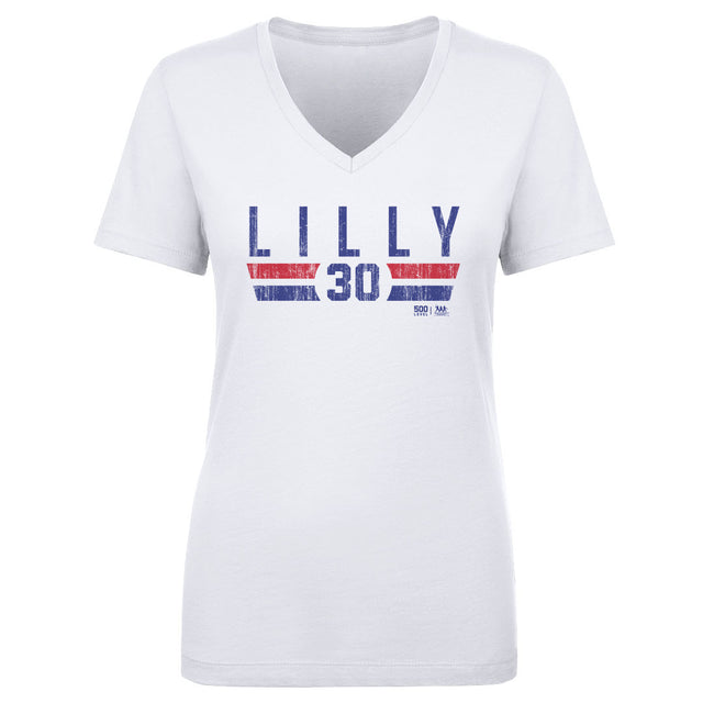 Ted Lilly Women's V-Neck T-Shirt | 500 LEVEL