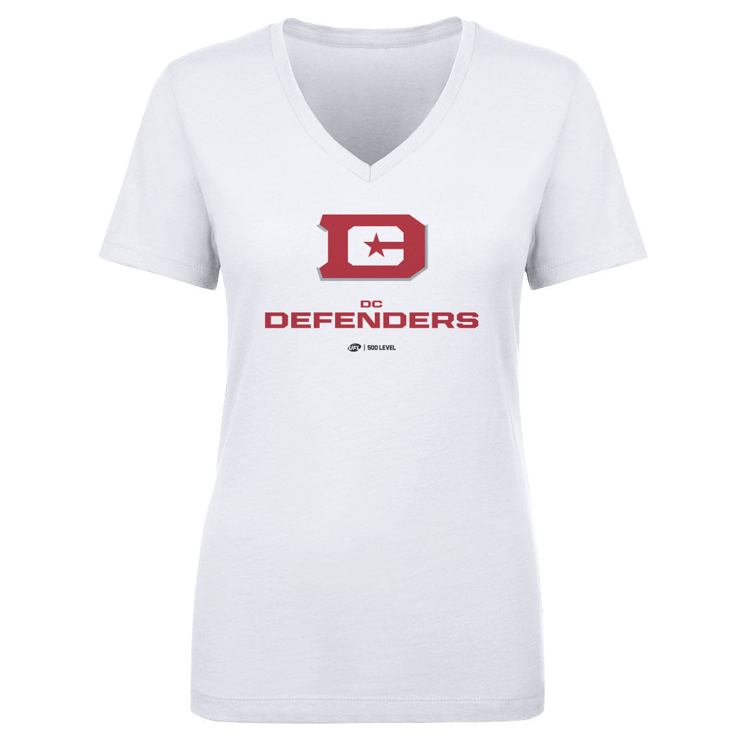 DC Defenders Women's V-Neck T-Shirt | 500 LEVEL