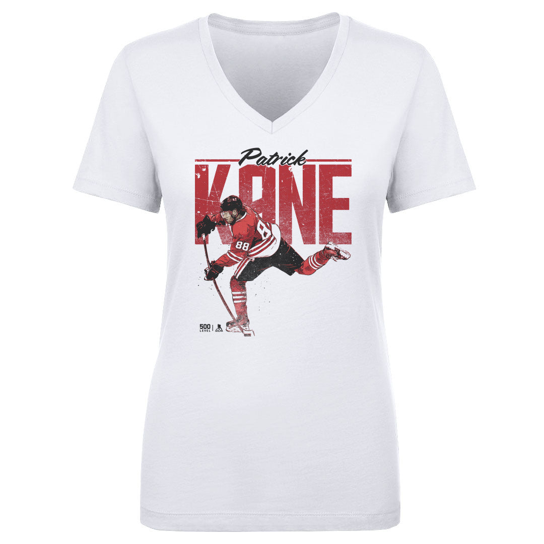Patrick Kane Women's V-Neck T-Shirt | 500 LEVEL