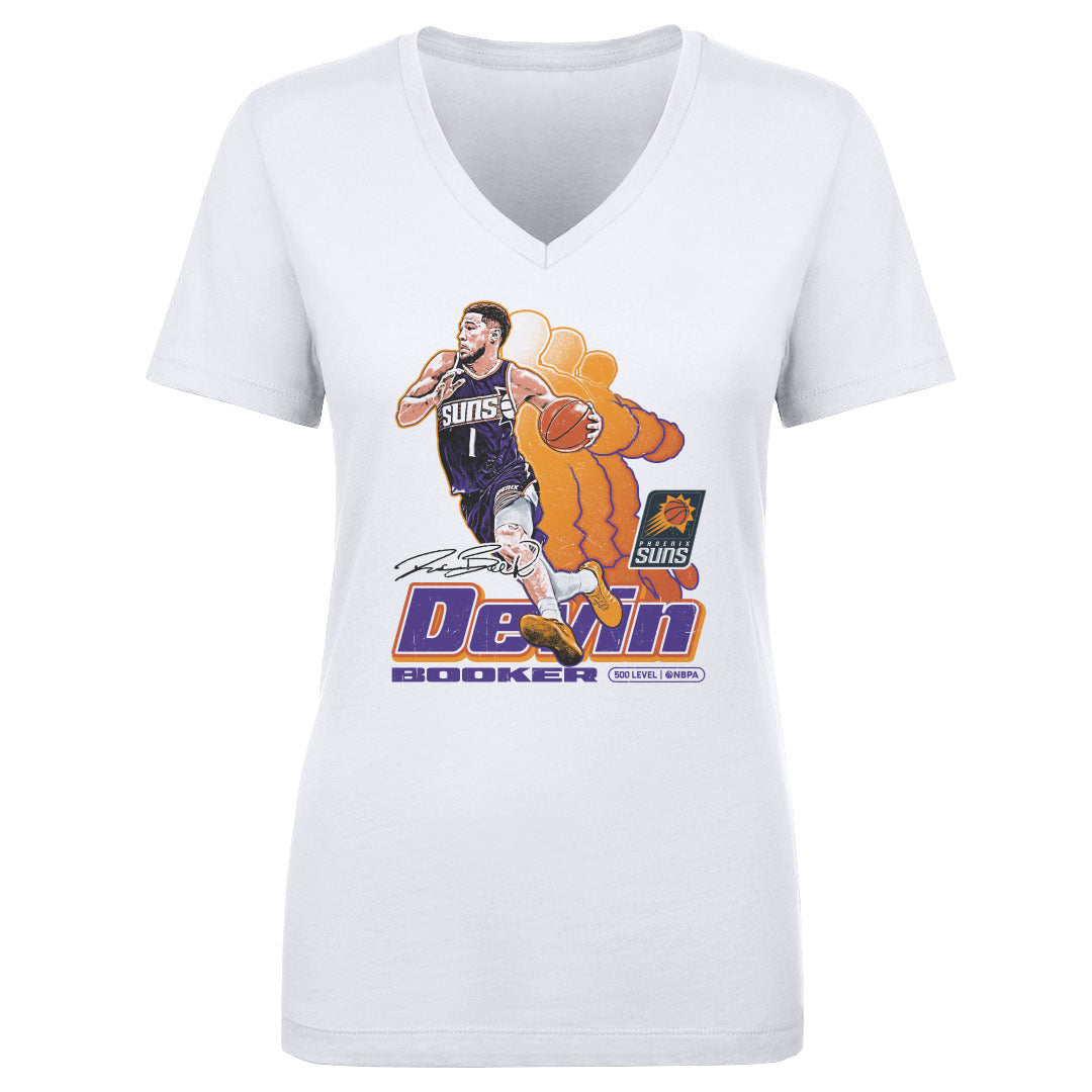 Devin Booker Women's V-Neck T-Shirt | 500 LEVEL