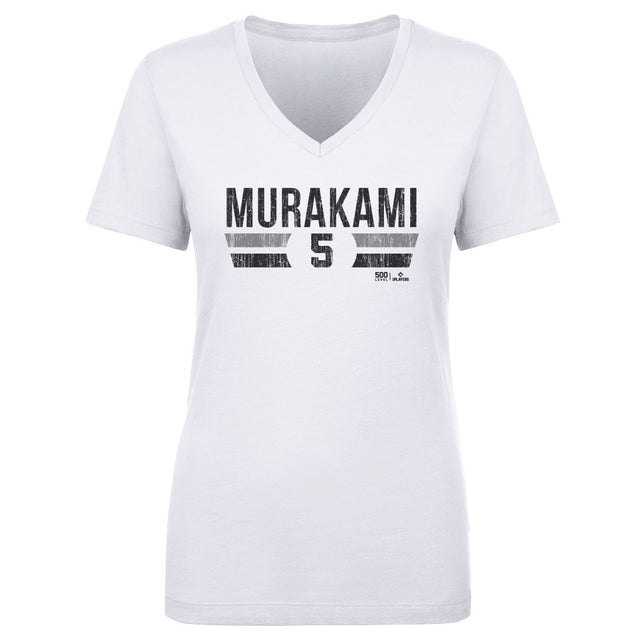 Munetaka Murakami Women's V-Neck T-Shirt | 500 LEVEL
