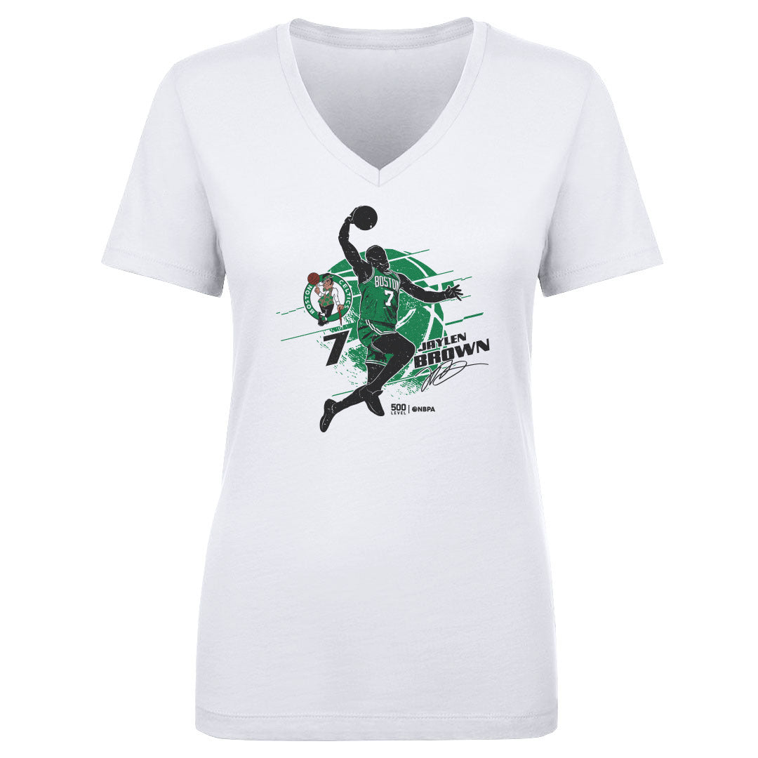 Jaylen Brown Women's V-Neck T-Shirt | 500 LEVEL