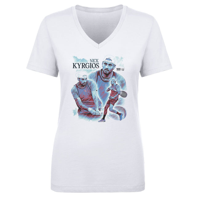 Nick Kyrgios Women's V-Neck T-Shirt | 500 LEVEL