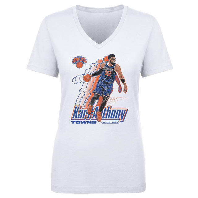 Karl-Anthony Towns Women's V-Neck T-Shirt | 500 LEVEL