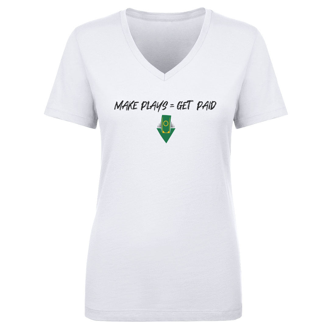 James White Women's V-Neck T-Shirt | 500 LEVEL