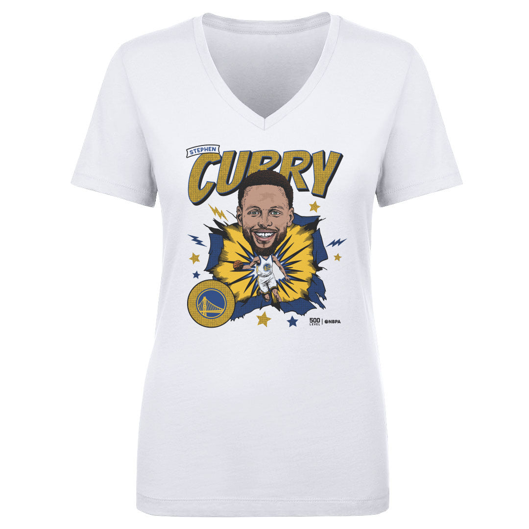 Steph Curry Women's V-Neck T-Shirt | 500 LEVEL