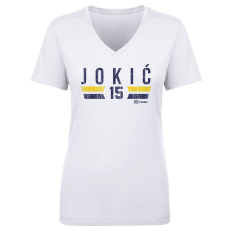 Nikola Jokic Women's V-Neck T-Shirt | 500 LEVEL