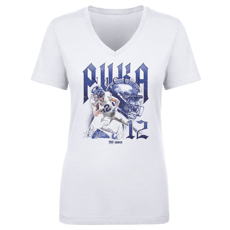 Puka Nacua Women's V-Neck T-Shirt | 500 LEVEL