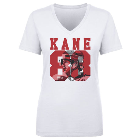 Patrick Kane Women's V-Neck T-Shirt | 500 LEVEL