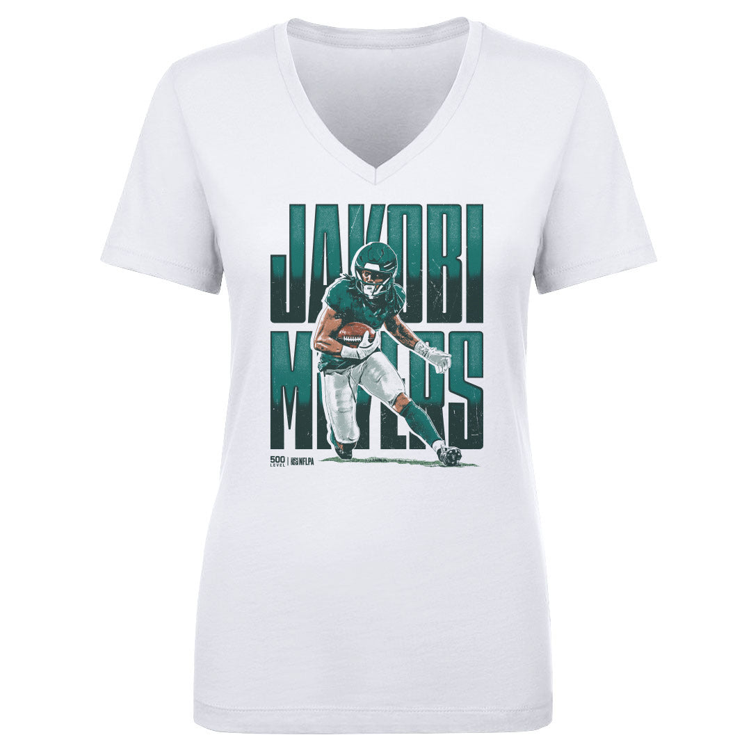 Jakobi Meyers Women's V-Neck T-Shirt | 500 LEVEL