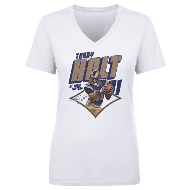Torry Holt Women's V-Neck T-Shirt | 500 LEVEL