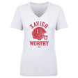 Xavier Worthy Women's V-Neck T-Shirt | 500 LEVEL