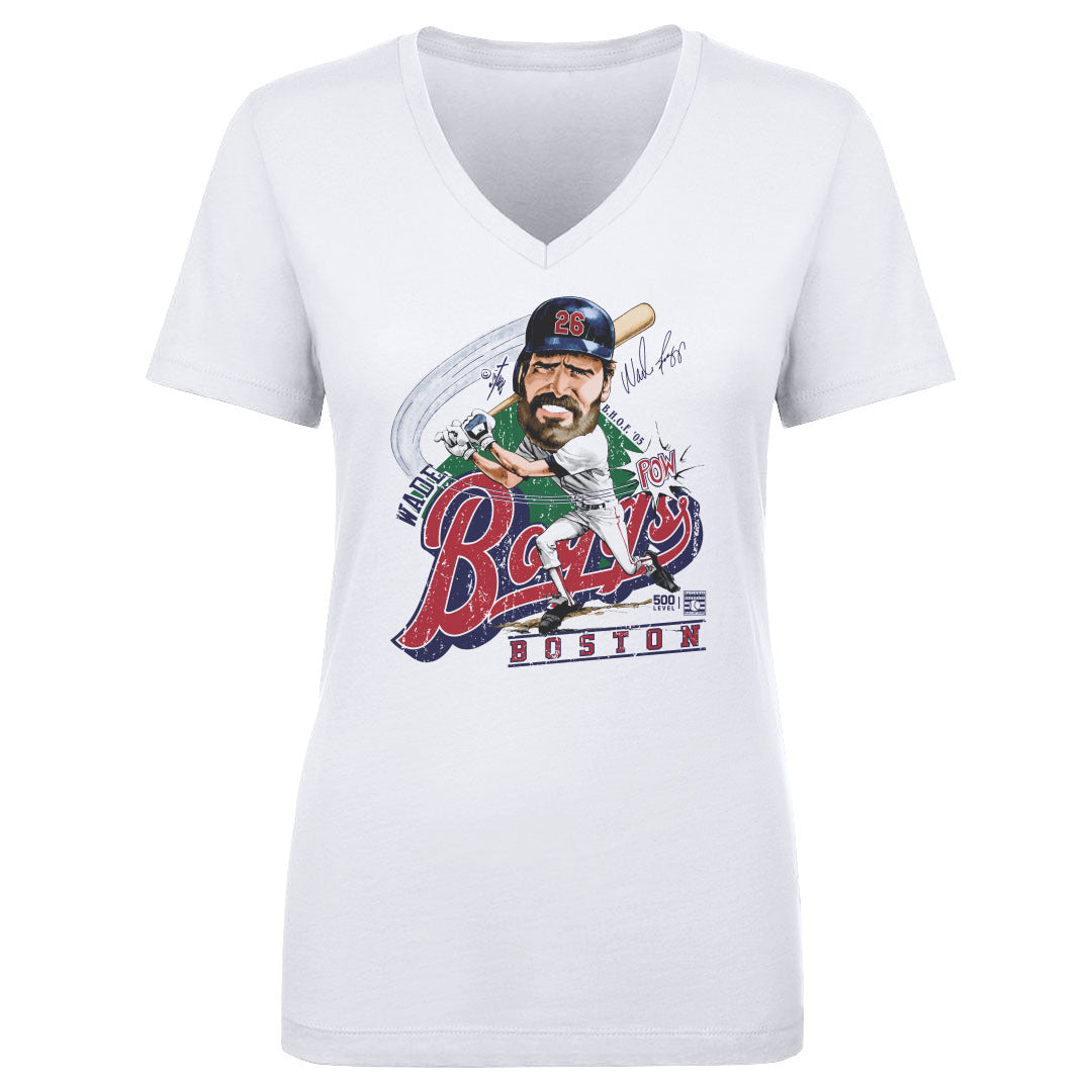 Wade Boggs Women's V-Neck T-Shirt | 500 LEVEL