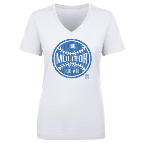 Paul Molitor Women's V-Neck T-Shirt | 500 LEVEL