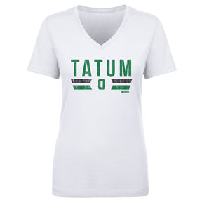 Jayson Tatum Women's V-Neck T-Shirt | 500 LEVEL