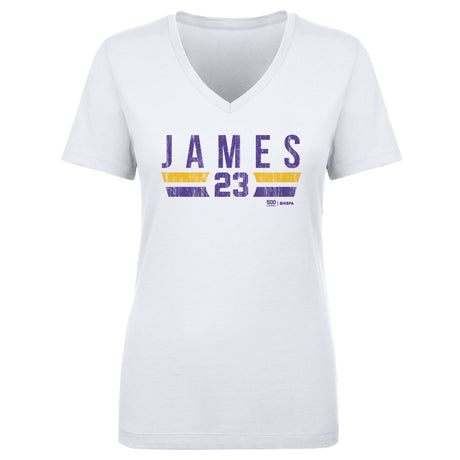 LeBron James Women's V-Neck T-Shirt | 500 LEVEL
