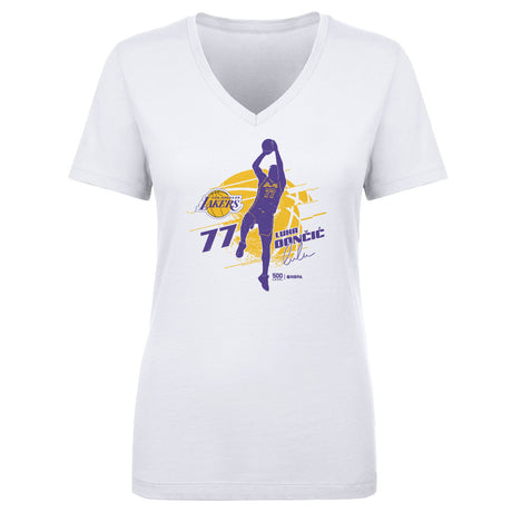 Luka Doncic Women's V-Neck T-Shirt | 500 LEVEL