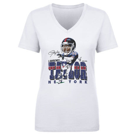 Lawrence Taylor Women's V-Neck T-Shirt | 500 LEVEL