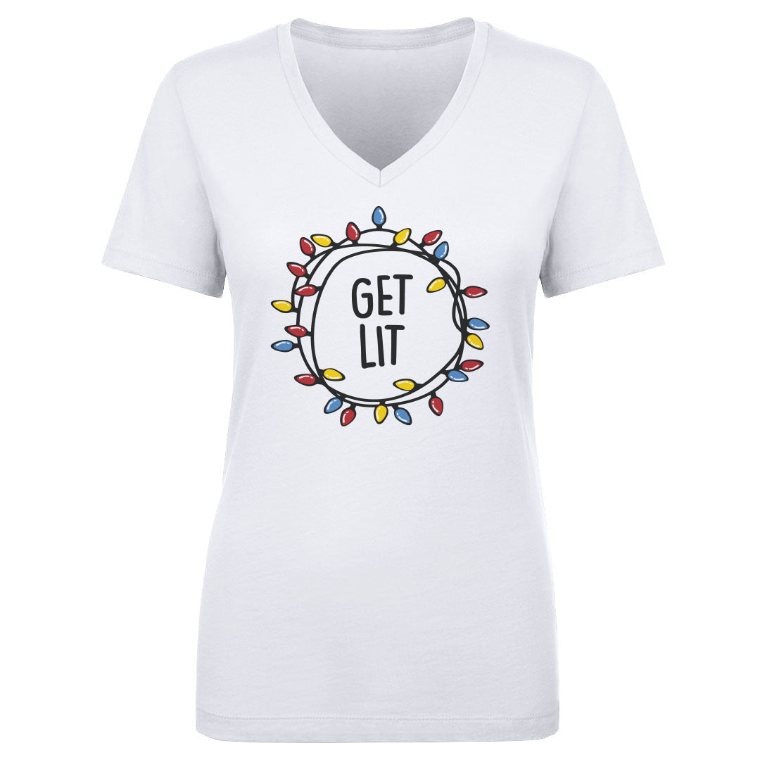 Christmas Women's V-Neck T-Shirt | 500 LEVEL