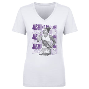 Jasmine Paolini Women's V-Neck T-Shirt | 500 LEVEL