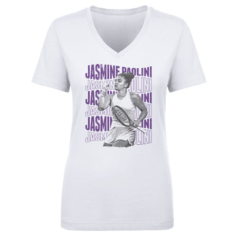 Jasmine Paolini Women's V-Neck T-Shirt | 500 LEVEL