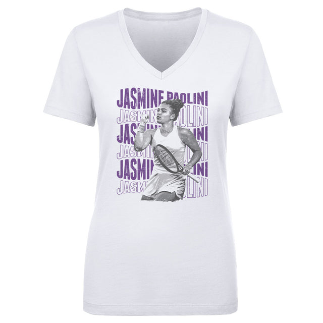 Jasmine Paolini Women's V-Neck T-Shirt | 500 LEVEL