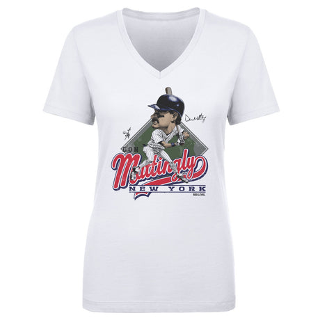 Don Mattingly Women's V-Neck T-Shirt | 500 LEVEL