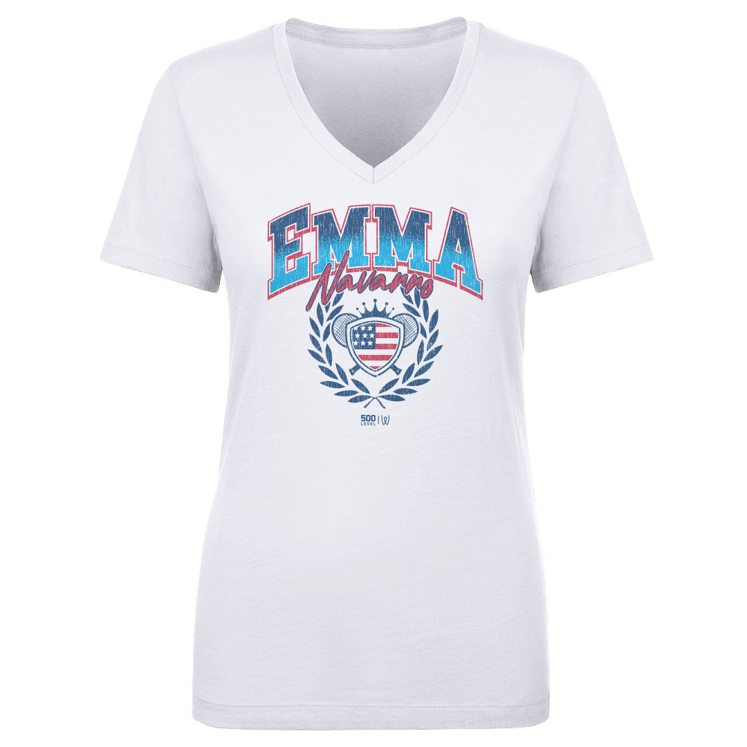 Emma Navarro Women's V-Neck T-Shirt | 500 LEVEL