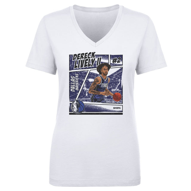 Dereck Lively II Women's V-Neck T-Shirt | 500 LEVEL