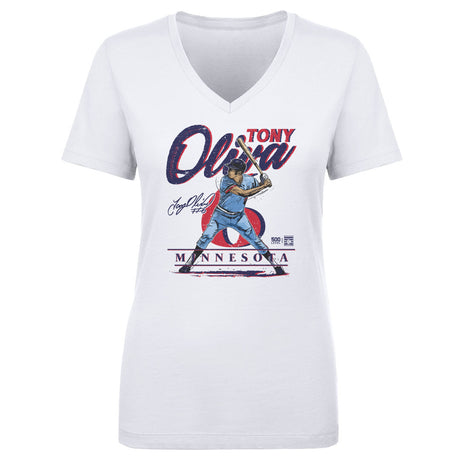 Tony Oliva Women's V-Neck T-Shirt | 500 LEVEL