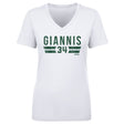 Giannis Antetokounmpo Women's V-Neck T-Shirt | 500 LEVEL
