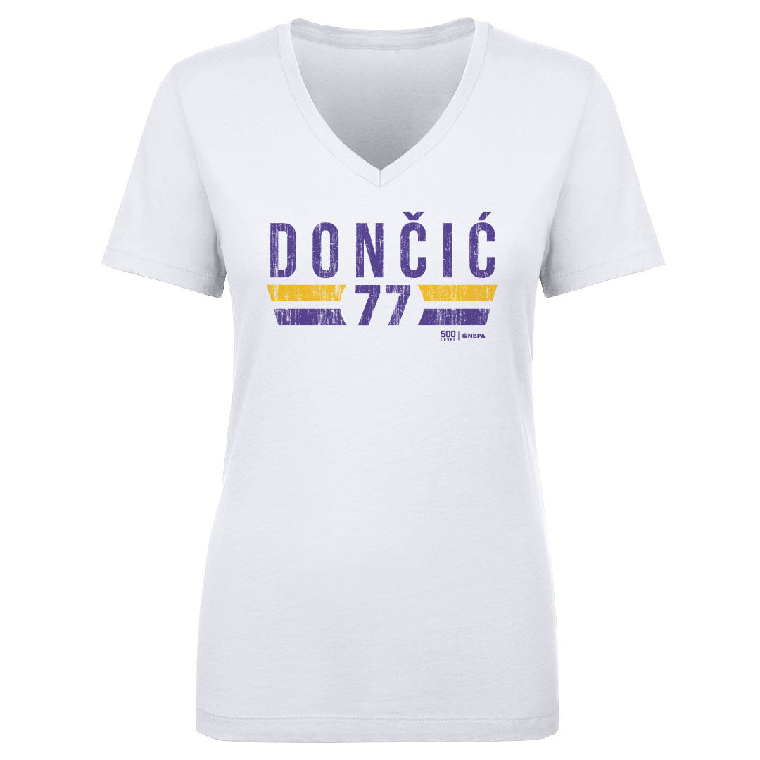 Luka Doncic Women's V-Neck T-Shirt | 500 LEVEL