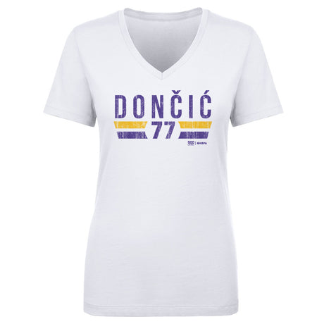 Luka Doncic Women's V-Neck T-Shirt | 500 LEVEL