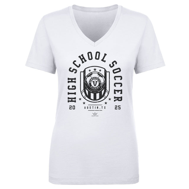 Crown Trio Women's V-Neck T-Shirt | 500 LEVEL