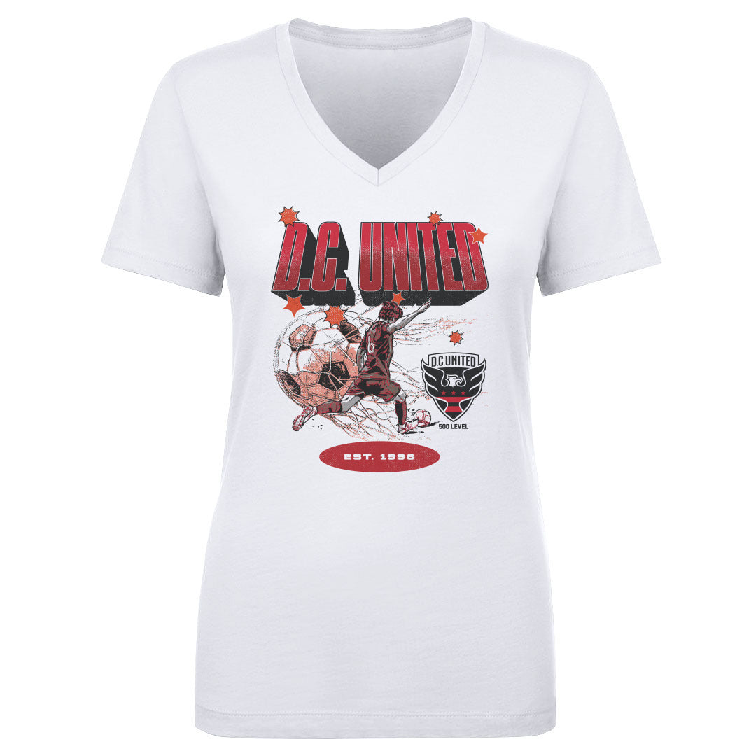 D.C. United Women's V-Neck T-Shirt | 500 LEVEL