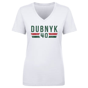 Devan Dubnyk Women's V-Neck T-Shirt | 500 LEVEL
