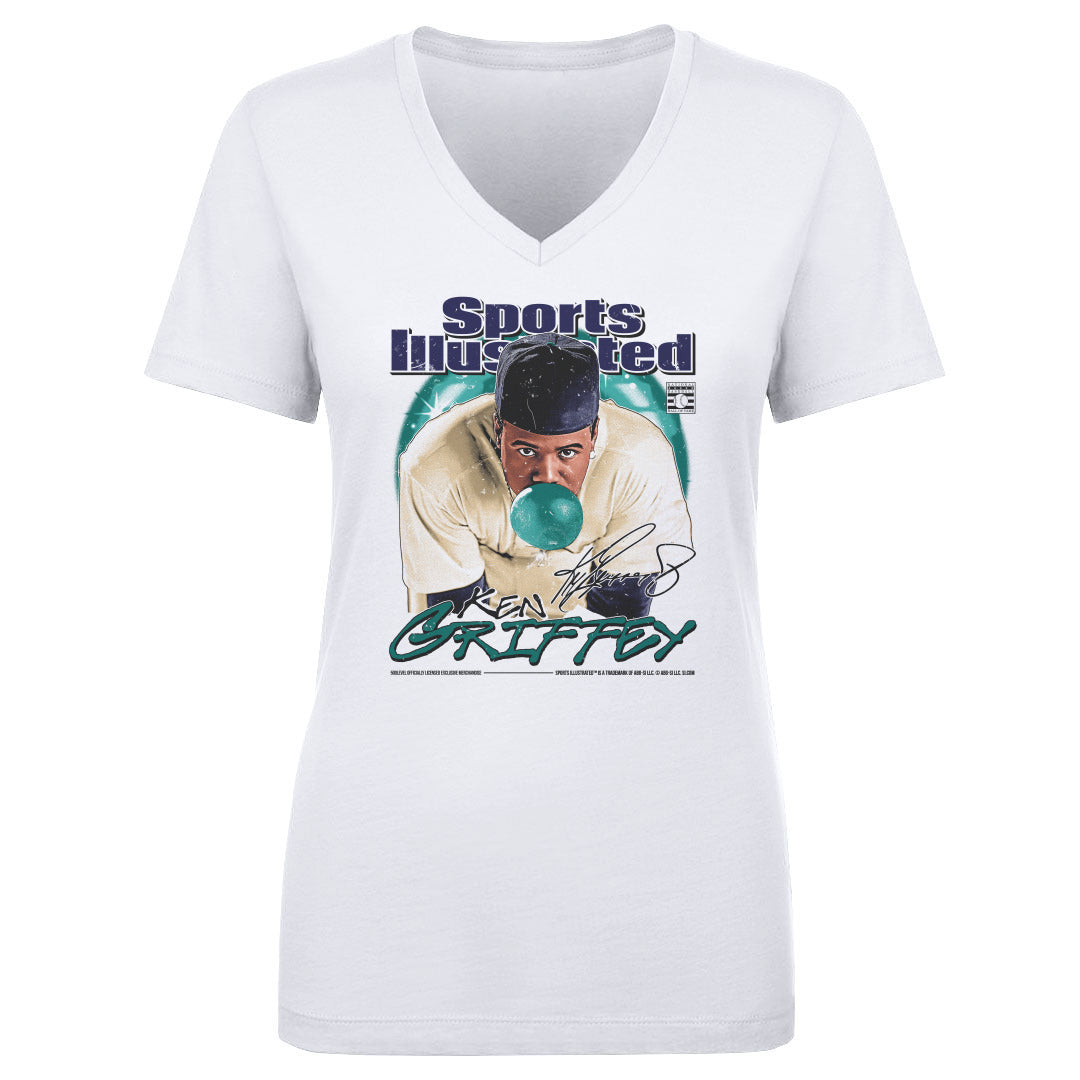 Ken Griffey Jr. Women's V-Neck T-Shirt | 500 LEVEL