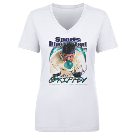 Ken Griffey Jr. Women's V-Neck T-Shirt | 500 LEVEL