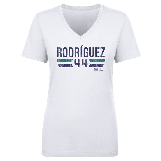 Julio Rodriguez Women's V-Neck T-Shirt | 500 LEVEL