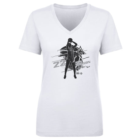 A'ja Wilson Women's V-Neck T-Shirt | 500 LEVEL