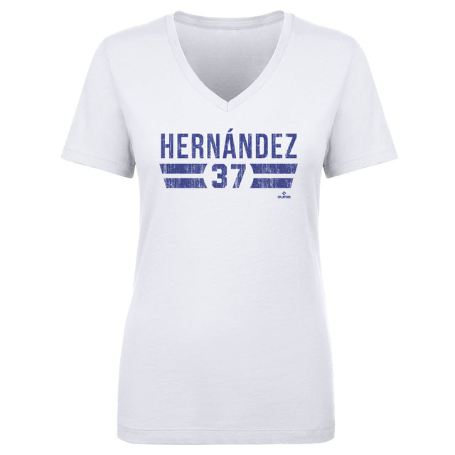 Teoscar Hernandez Women's V-Neck T-Shirt | 500 LEVEL