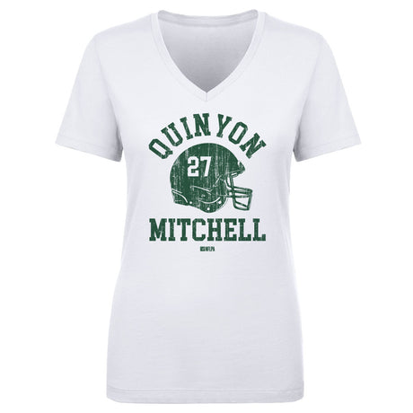 Quinyon Mitchell Women's V-Neck T-Shirt | 500 LEVEL