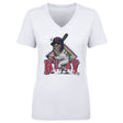Kirby Puckett Women's V-Neck T-Shirt | 500 LEVEL