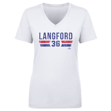 Wyatt Langford Women's V-Neck T-Shirt | 500 LEVEL