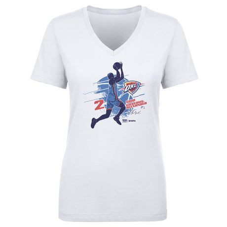 Shai Gilgeous-Alexander Women's V-Neck T-Shirt | 500 LEVEL