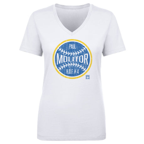 Paul Molitor Women's V-Neck T-Shirt | 500 LEVEL
