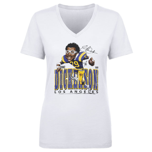 Eric Dickerson Women's V-Neck T-Shirt | 500 LEVEL